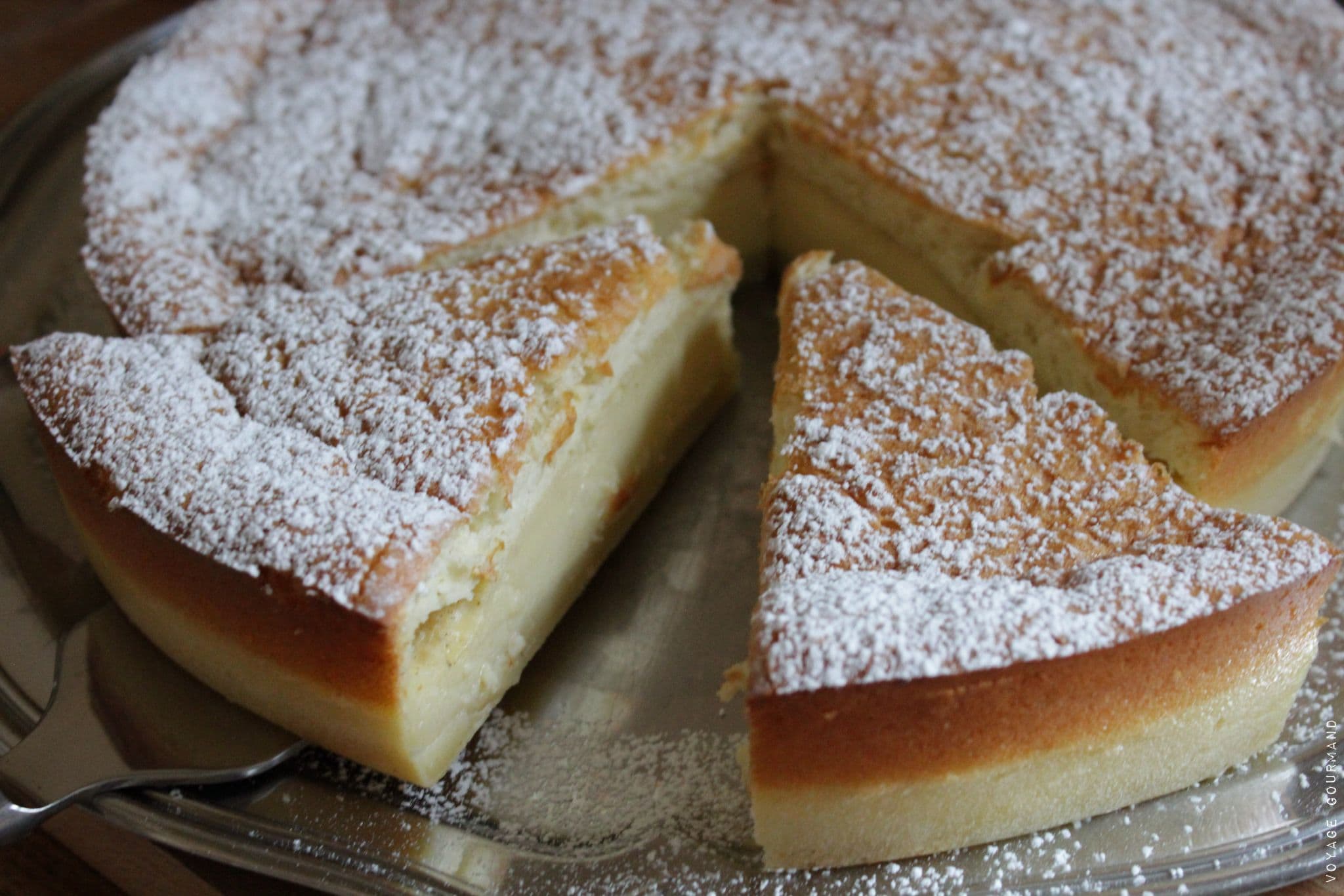 Gâteau Magique à La Vanille Voyage Gourmand 