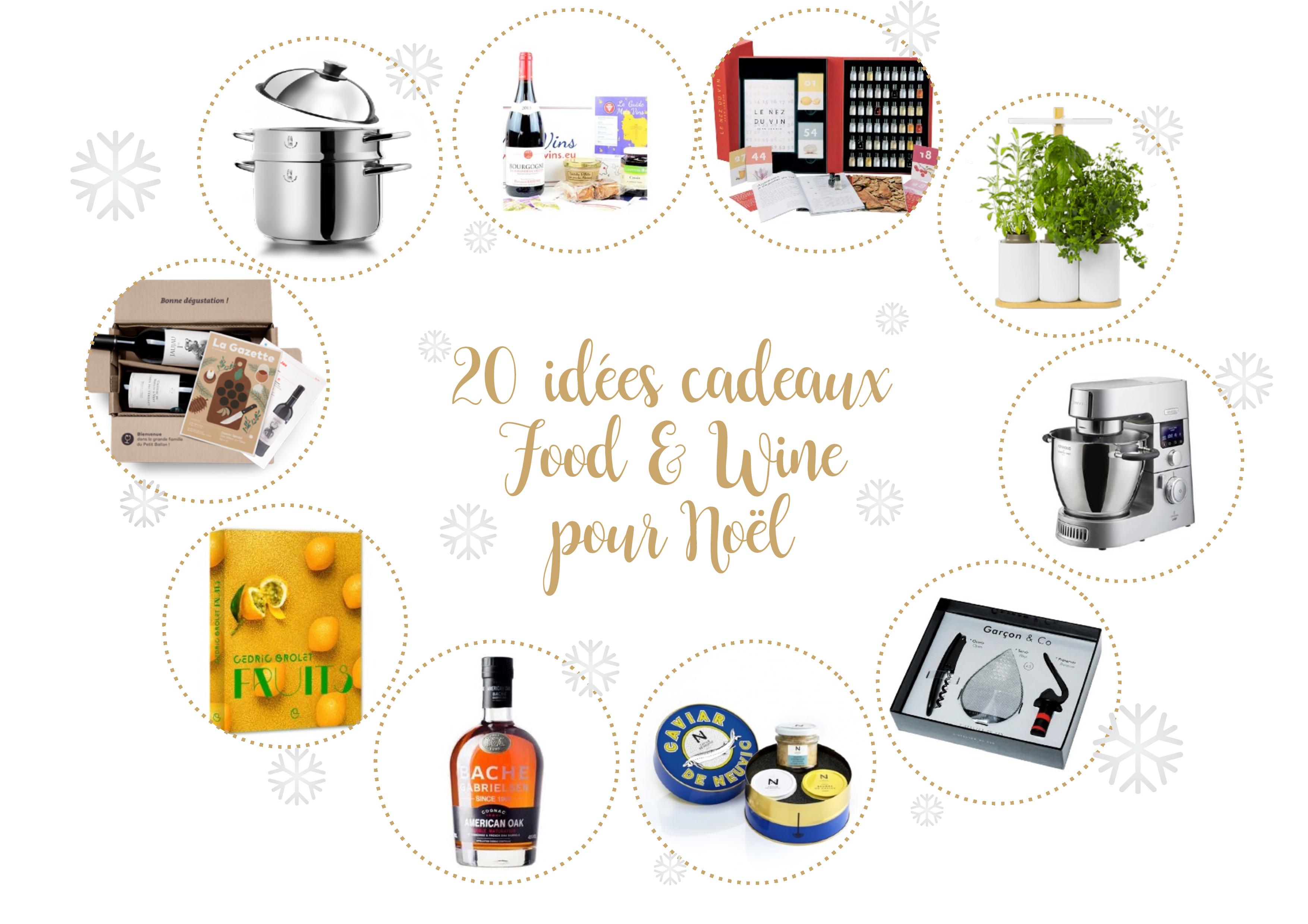 20 idées de cadeaux pour les gourmands et amateurs de vin