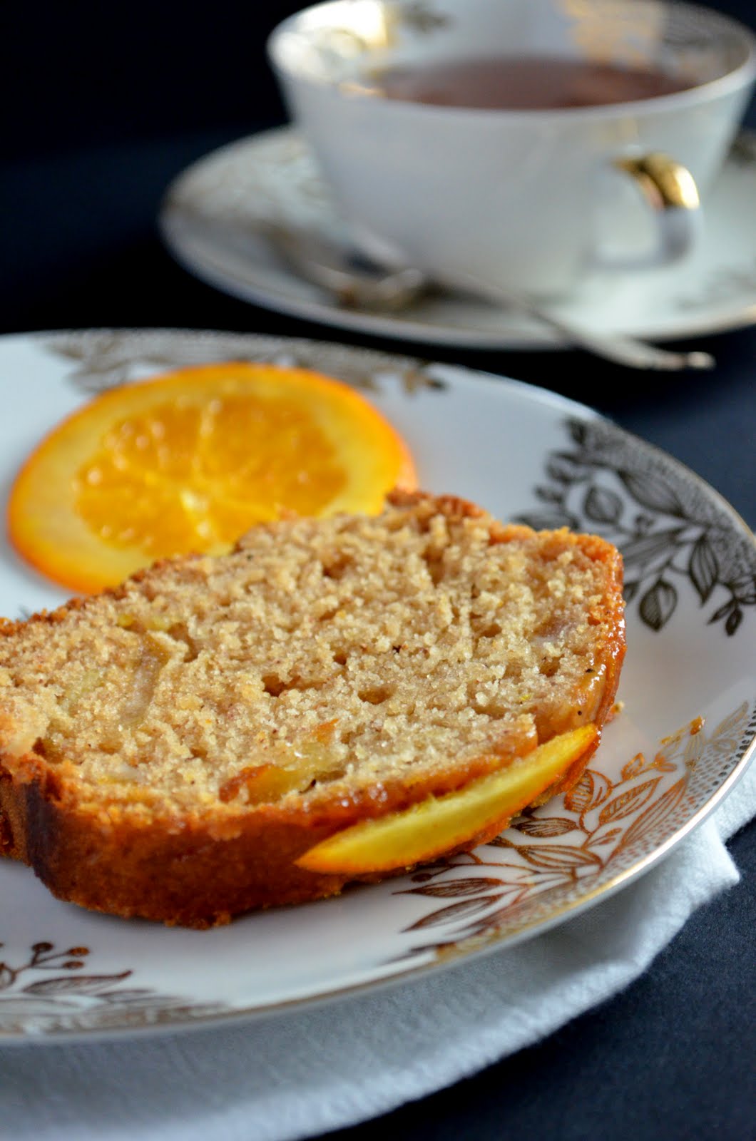 Pain d'épices à l'orange (écorce d'orange confite)