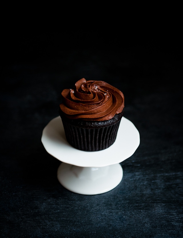 Earl grey chocolate cupcake