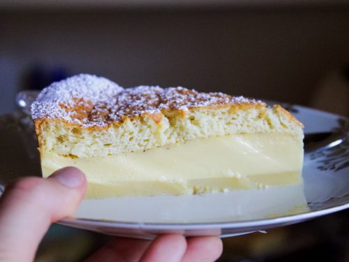 Recette du gâteau magique à la vanille : 1 pâte, 3 textures