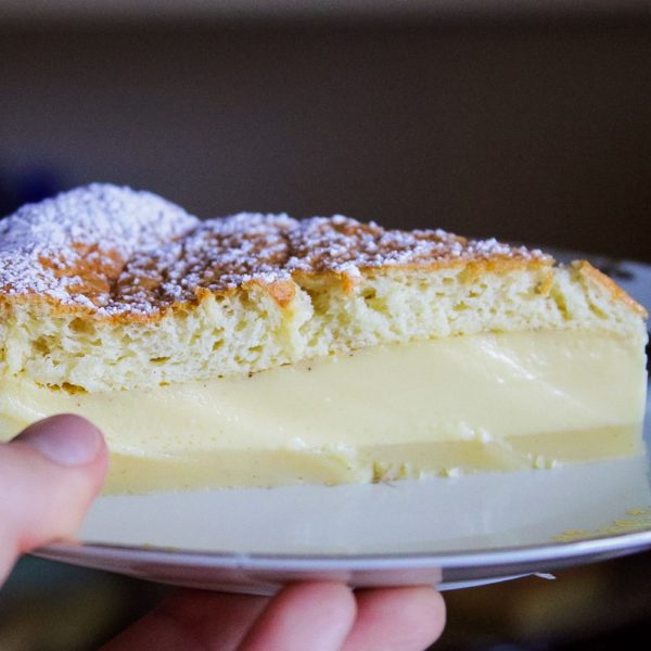 Gâteau magique à la vanille - Voyage Gourmand