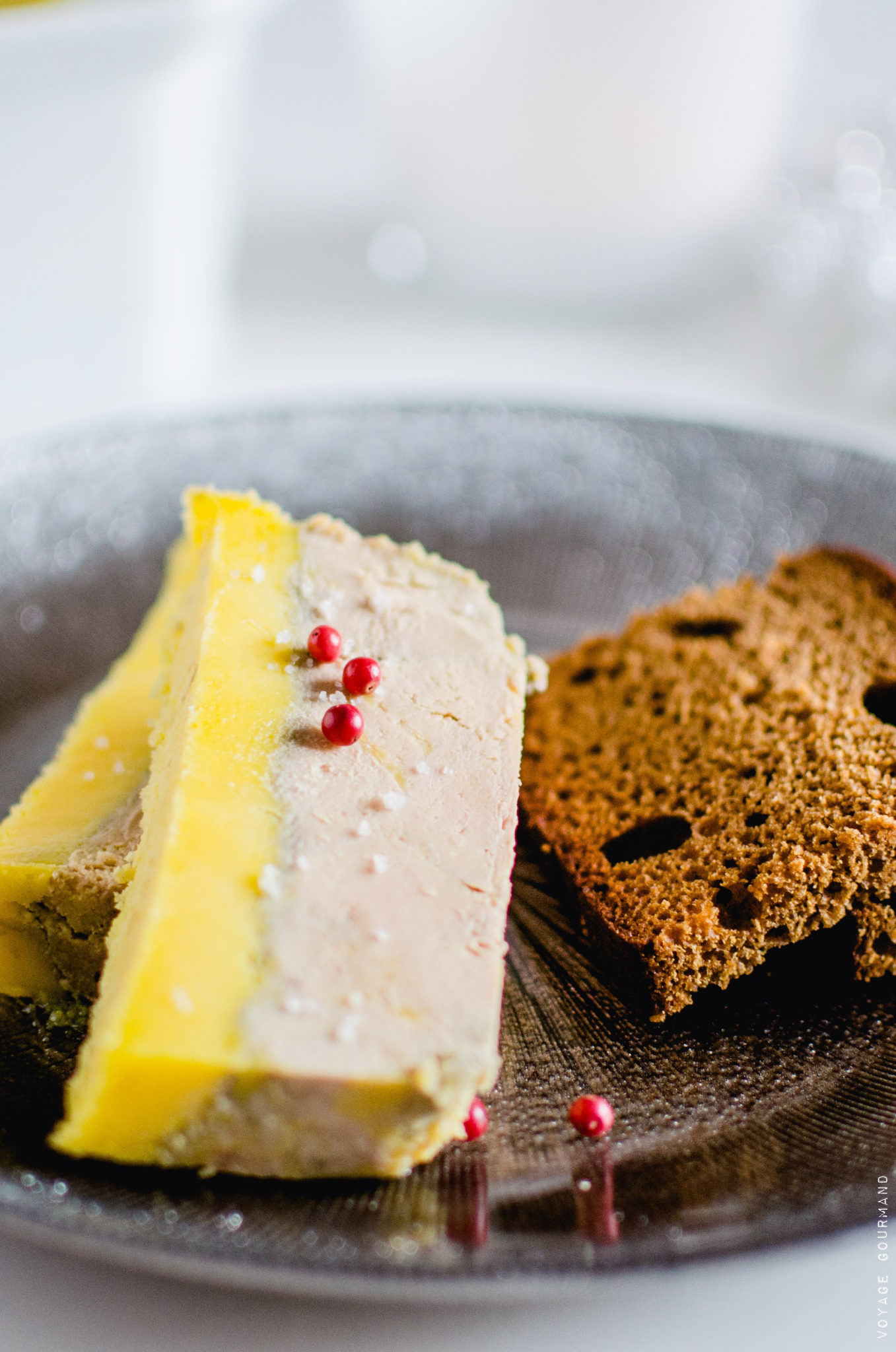 Foie gras en terrine au muscat et à l’armagnac, façon Michel Guérard Voyage Gourmand