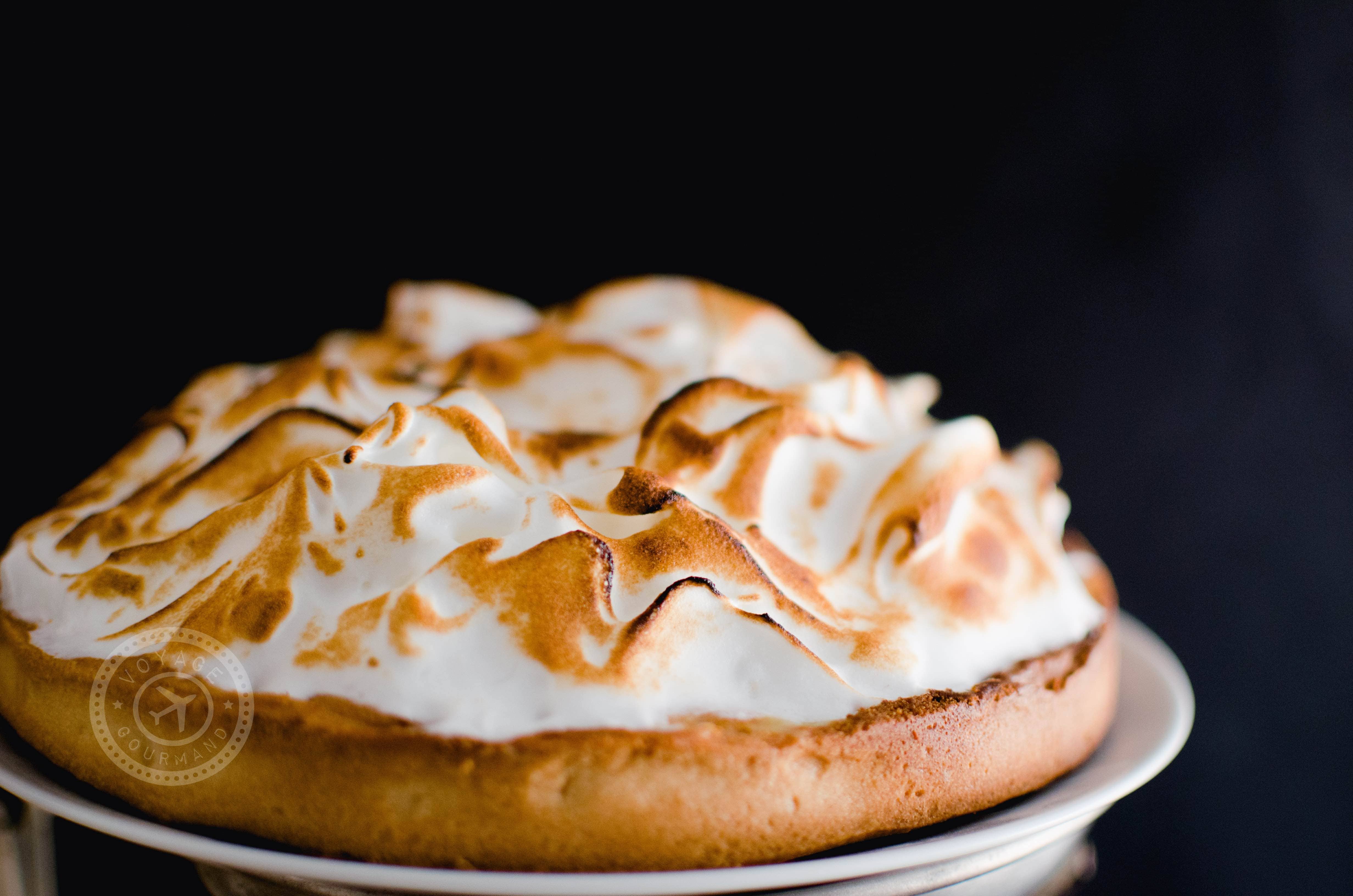 tarte au citron meringuée