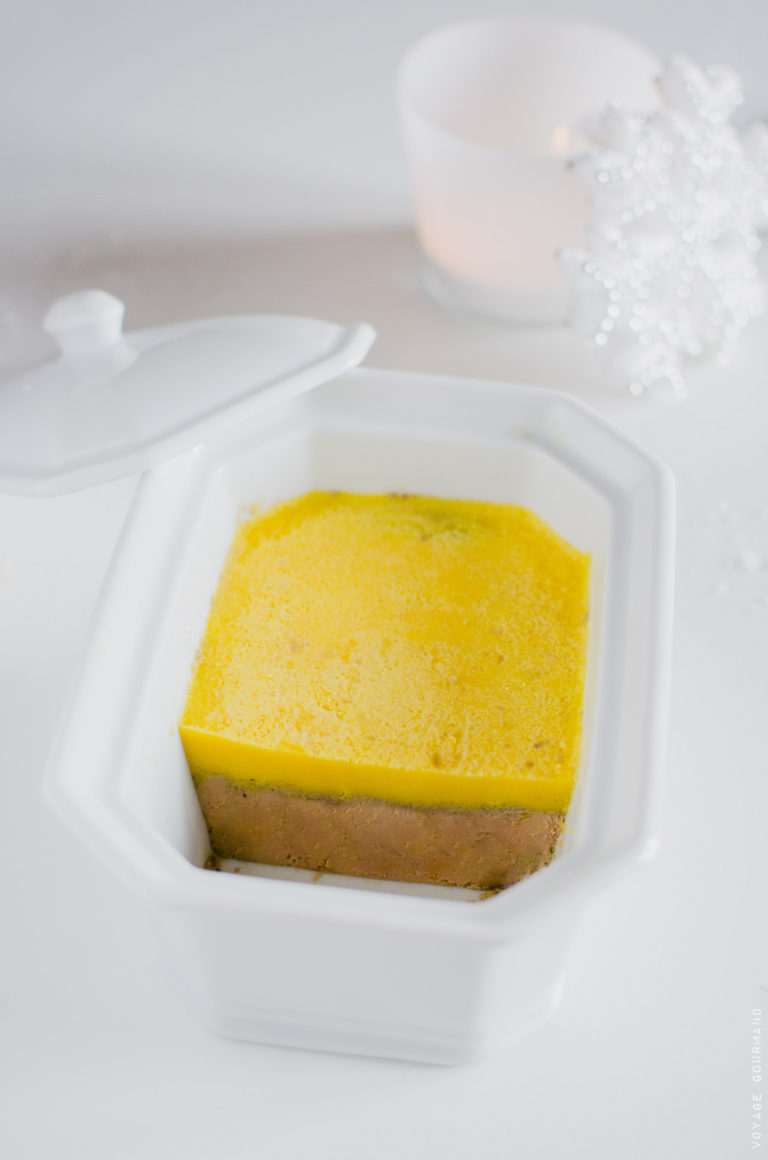 Foie gras en terrine au muscat et à l’armagnac, façon Michel Guérard