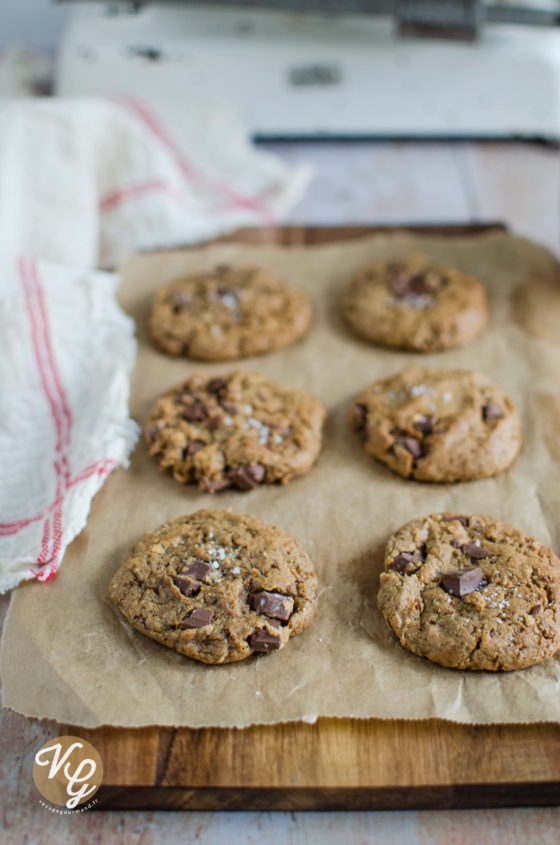 Cookies vegan au chocolat et beurre de cacahuète