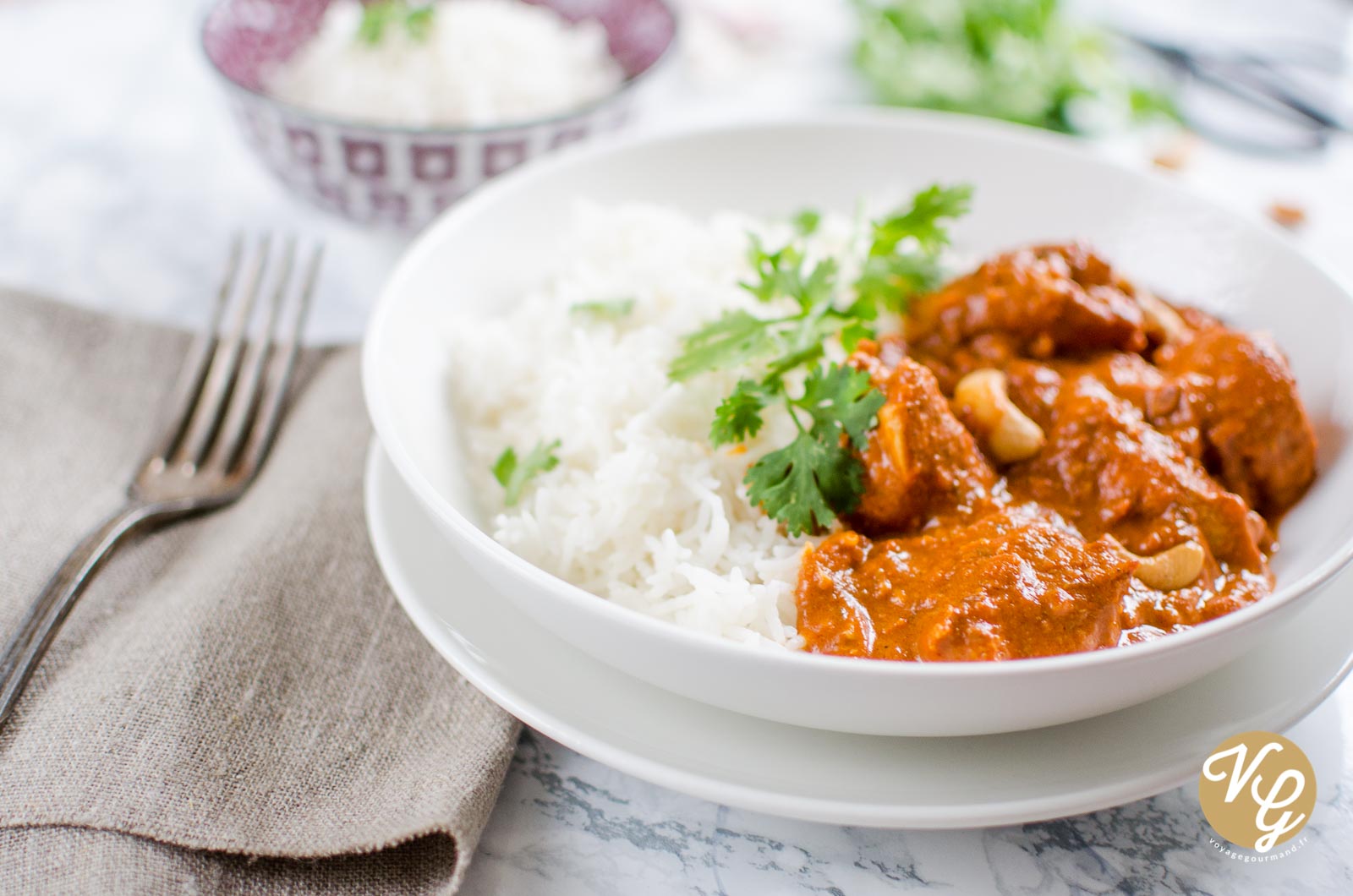 Butter chicken (ou Murgh Makhani) - Voyage Gourmand